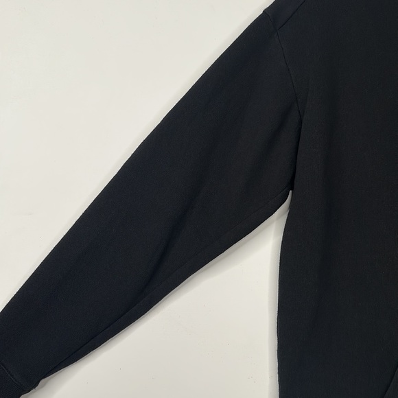 PINK Victoria’s Secret Hoodie Sweatshirt Womens Size XS Black Fleece Lined - Picture 5 of 8